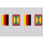 Party-Flaggenkette Deutschland - Grenada 6,20 m