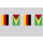 Party-Flaggenkette Deutschland - Guyana 6,20 m