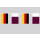 Party-Flaggenkette Deutschland - Katar 6,20 m