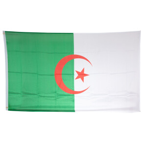 Flagge Nationalfahne ALGERIEN Fahne mit Ösen BxH Größe 150 cm x 90 cm 