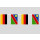 Party-Flaggenkette Deutschland - Namibia 6,20 m