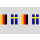 Party-Flaggenkette Deutschland - Schweden 20,20 m