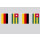Party-Flaggenkette Deutschland - Togo 6,20 m