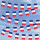 Party-Flaggenkette Frankreich 20,20 m