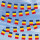 Party-Flaggenkette Rumänien 6,20 m