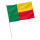 Stock-Flagge : Benin / Premiumqualität 45x30 cm