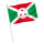 Stock-Flagge : Burundi / Premiumqualität 45x30 cm