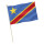 Stock-Flagge : Kongo Kinshasa / Premiumqualität 45x30 cm