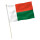 Stock-Flagge : Madagaskar / Premiumqualität 45x30 cm