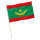 Stock-Flagge : Mauretanien / Premiumqualität 45x30 cm