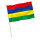 Stock-Flagge : Mauritius / Premiumqualität 45x30 cm