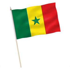 Stock-Flagge : Senegal / Premiumqualität 45x30 cm