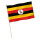 Stock-Flagge : Uganda / Premiumqualität 45x30 cm