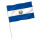 Stock-Flagge : El Salvador mit Wappen/ Premiumqualität 120x80 cm