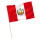 Stock-Flagge : Peru + Wappen / Premiumqualität 120x80 cm