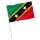 Stock-Flagge : St. Kitts & Nevis / Premiumqualität 45x30 cm