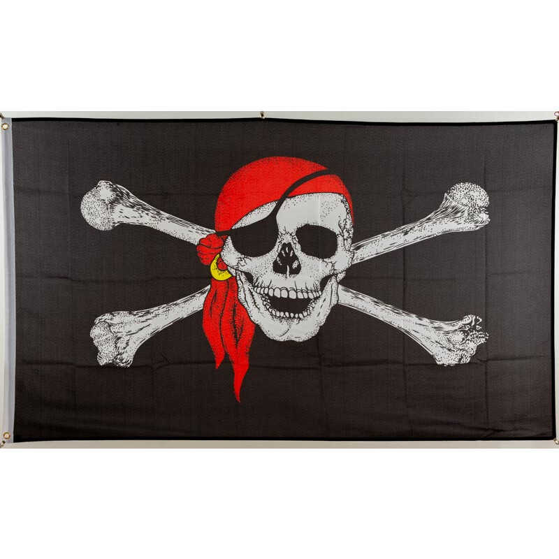 Papierfahnen Pirat Kopftuch Papierfähnchen Flagge Fahne 