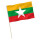 Stock-Flagge : Myanmar/ Birma / Premiumqualität 120x80 cm