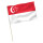Stock-Flagge : Singapur / Premiumqualität 120x80 cm