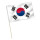 Stock-Flagge : Südkorea / Premiumqualität 120x80 cm