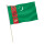 Stock-Flagge : Turkmenistan / Premiumqualität 45x30 cm