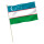 Stock-Flagge : Usbekistan / Premiumqualität 45x30 cm