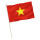 Stock-Flagge : Vietnam / Premiumqualität 45x30 cm