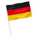 Stock-Flagge : Deutschland / Premiumqualität 60x40 cm