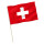 Stock-Flagge : Schweiz / Premiumqualität 60x40 cm