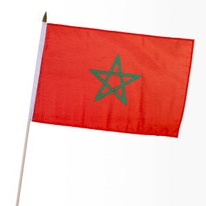 Stock-Flagge 30 x 45 : Marokko