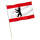Stock-Flagge : Berlin mit Wappen / Premiumqualität 45x30 cm