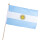Stock-Flagge 30 x 45 : Argentinien