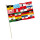 Stock-Flagge : 16 Bundesländer / Premiumqualität 45x30 cm
