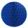 Wabenball Blau-Violett 30 cm, schwer entflammbar