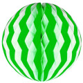 Wabenball grün/weiß 30cm, schwer entflammbar