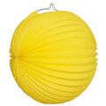Ballonlaterne / Lampion: Gelb 24cm