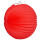Ballonlaterne / Lampion: Rot 24cm
