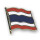 Flaggen-Pin vergoldet Thailand