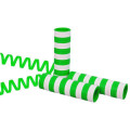 Luftschlangen grün-weiß