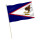 Stock-Flagge : Amerikanisch Samoa / Premiumqualität 45x30 cm