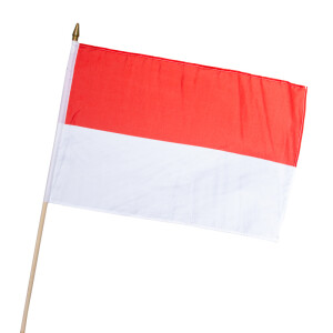 Stock-Flagge 30 x 45 : Indonesien