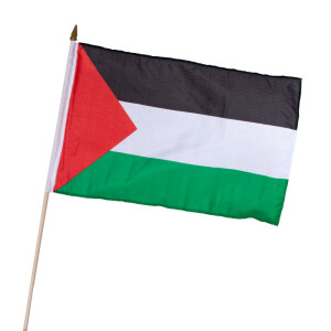Fahne Flagge 10 x Palästina Stockflagge 30 x 45 cm 