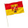 Stock-Flagge : Burgenland mit Wappen / Premiumqualität 45x30 cm