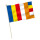 Stock-Flagge : Buddhisten Flagge / Premiumqualität 45x30 cm