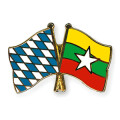 Freundschaftspin Bayern-Myanmar