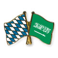 Freundschaftspin Bayern-Saudi-Arabien