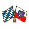 Freundschaftspin Bayern-Thüringen