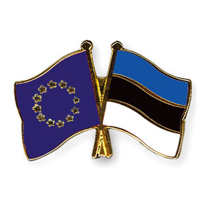 Freundschaftspin: Europa-Estland
