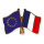 Freundschaftspin: Europa-Frankreich