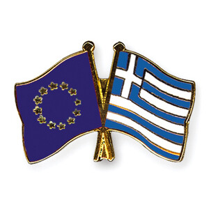 Freundschaftspin: Europa-Griechenland